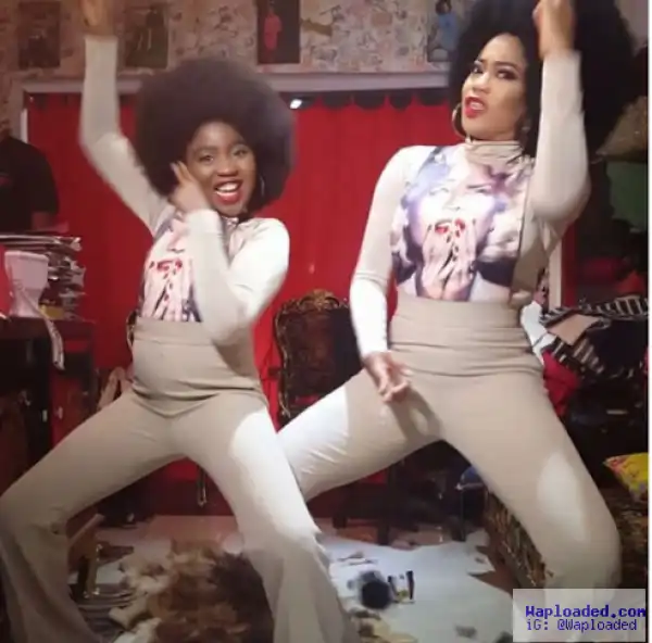 Photos: Beautiful OAP, Toyin Lawani & Daughter Step Out In Matching Outfits & Hairdo